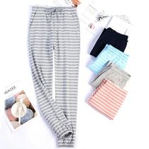 Large Size Casual Cotton Pajamas Pant For Women New Striped