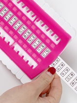 50-bit cross-stitch thread arranger large winding thread organizer embroidery artifact winding board mark needle threading fast