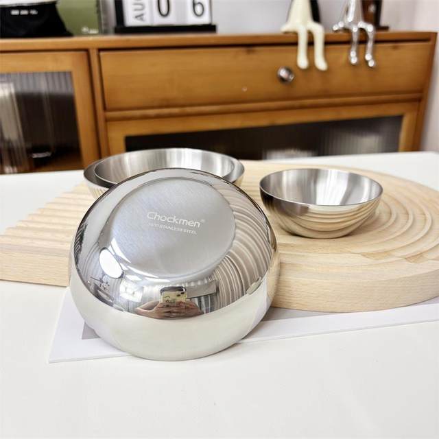 The Proprietress Keeps It for Herself! 18/10 Stainless Steel Household Seasoning Dish, Small Dish, Sauce Dish, Dipping Bowl, Sauce and Vinegar Dish