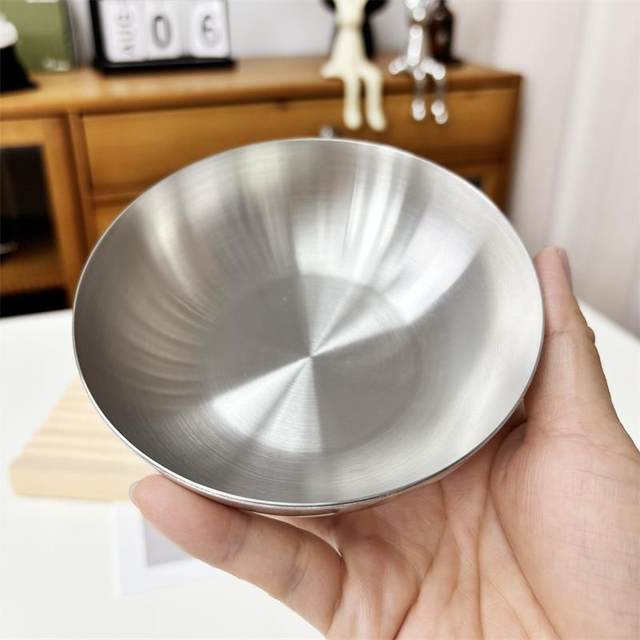 The Proprietress Keeps It for Herself! 18/10 Stainless Steel Household Seasoning Dish, Small Dish, Sauce Dish, Dipping Bowl, Sauce and Vinegar Dish