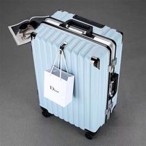 Luggage mens aluminum frame trolley case universal wheels 20 female male students 24 password leather box 26 inch sturdy suitcase