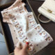 Bufanda de seda francesa de morera para mujer, pañuelo estampado de primavera y verano, cinta, regalo de cumpleaños y Año Nuevo para madre y novia
