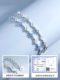 S999 Sterling Silver Bracelet for Women, Light Luxury and High-End Feel, 2025 New Popular Bracelet, Birthday and New Year Gift for Girlfriend
