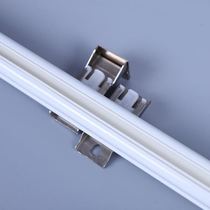 Track slide track curtain dormitory curtain rod silent sliding guide slide baffle monorail smooth pulley curtain window alloy