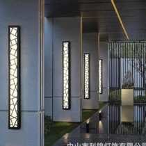 New Chinese style outdoor LED courtyard wall lamp villa door outdoor landscape lamp exterior wall strip wall lamp