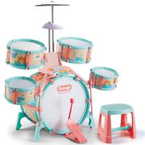 Childrens large multi-functional drum set for beginners jazz drum instrument 3-6-10 years old beating baby toy gift*