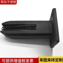 Stainless steel stair handrail column swimming pool clip glass clip railing handrail accessories glass clip slot square square