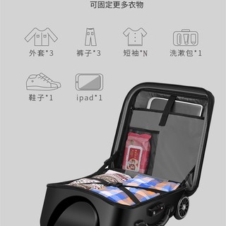 .luggage suitcase for children to sit on and carry baby, trolley suitcase for boys to walk and ride, children to board the plane, girl's universal suitcase