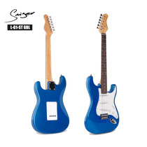 Beginner student performance electric guitar ST series basswood rosewood fretboard plucked instrument