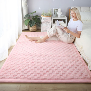 Thickened carpet bedside blanket baby bed anti-fall mat in front of bedroom bed cool floor laying children's floor mat