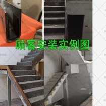 Glass handrail U-shaped pre-strip thickened pre-embedded drainage ditch grooved carbon steel profile U glass groove drain clamp strip