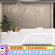 Customizable hotel reception clothing store cashier front desk small shop counter barber shop bar company front desk reception