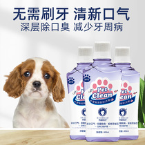 Ferret scented pet mouthwash cat oral cleaning supplies bad breath and tartar removal pet tooth cleaning water