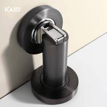 KABO strong magnetic door suction anti-collision door suction device door stopper PVD bright gold wall suction floor suction door top door suction black steel