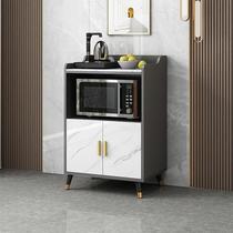 Slate tea cabinet light luxury microwave cabinet living room storage cabinet modern minimalist kitchen bowl cabinet sideboard