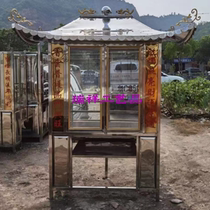 Stainless steel candle holder temple large candle holder butter lamp booth (delivered within 15 days)