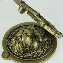 Pure copper lion head handle antique door knocker large door knocker all copper animal head pull ring copper lion pull ring (one price)