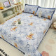 Bed cover single piece summer high-end cotton quilted cotton non-slip non-wrinkle sheet three-piece set for all seasons