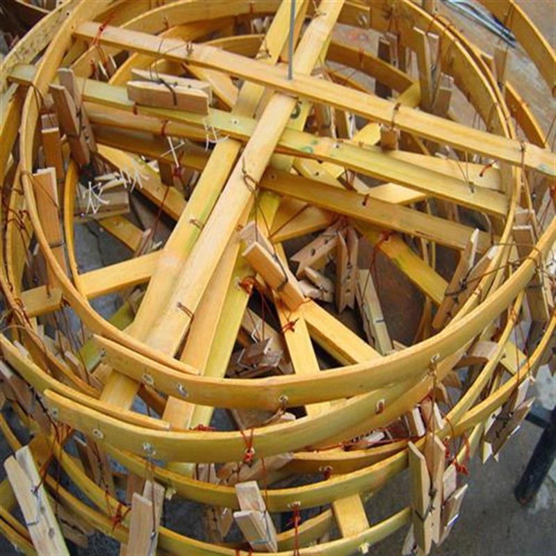Bamboo Round Clothes Drying Rack with Multiple Clips, Windproof, for Home Use, for Drying Baby Socks, Underwear, Baby Diapers, and Underwear Bamboo Round Clothes Drying Rack with Multiple Clips, Windproof, for Home Use, for Drying Baby Socks, Underwear, Baby Diapers, and Underwear