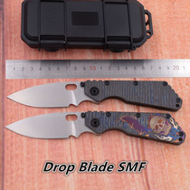 Star Track Large Advancer Titanium Alloy Handle Copper Washer Water Drop Stone Washing Blade Folding Tool