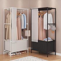 Simple cloth wardrobe household bedroom dustproof dormitory rental room assembly hanging small wardrobe economical new storage cabinet