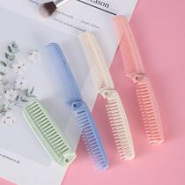 Wheat straw folding makeup comb creative fine-toothed hair comb travel portable childrens hair smoothing comb straightening comb