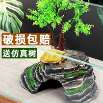 Zgman Tortoise Tortoise Drilling Turtle Bowl Fish Bowl Simulation Stone Tortoise Table Table Rock
