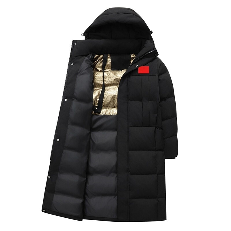 Chinese Team Sports down Jacket for Men and Women, Long Over-The-Knee Sports Basketball Children's Winter Training Coat, Swimming Warm Jacket