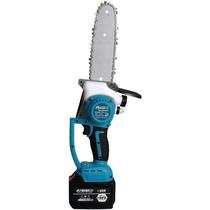 Mulan chainsaw household small handheld rechargeable chain saw lithium battery large capacity electric logging saw tree god