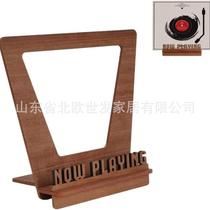 Amazons best-selling wooden vinyl record storage rack wooden CD record rack display rack detachable storage rack
