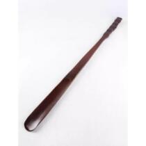 Shoehorn long handle household solid wood shoe-wearing artifact for pregnant women high-end walnut shoe lifter for the elderly without bending over