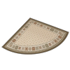 Fan-shaped kitchen special floor mats, Internet celebrity oil-proof and waterproof carpets, home door anti-slip mats, door mats, absorbent foot mats
