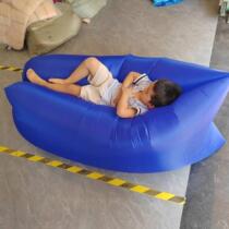 Manufacturers inflatable sofa outdoor camping artifact lazy air sheet single portable camping music festival inflatable bed