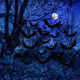 Halloween Decoration Bat Hanging Ornaments Hanging String Decorations Outdoor Courtyard Hanging Decorations Horror Scene Setup Decoration