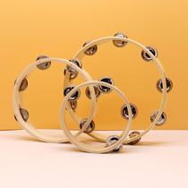 Hand tambourine childrens kindergarten bell ring with professional percussion instrument hand drum dance performance tambourine bell