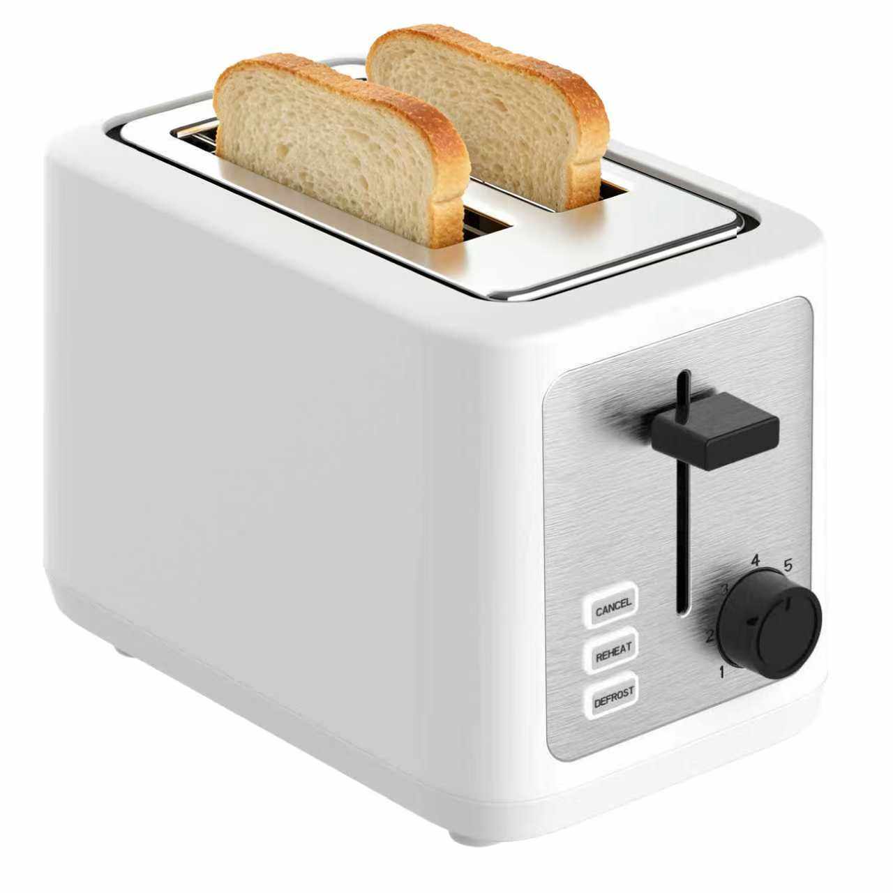 Toaster for Home Use, Fully Automatic Bread Toaster, Double-Sided Fast Baking Breakfast Appliance, Seven-Level Temperature Adjustment, Multi-Functional
