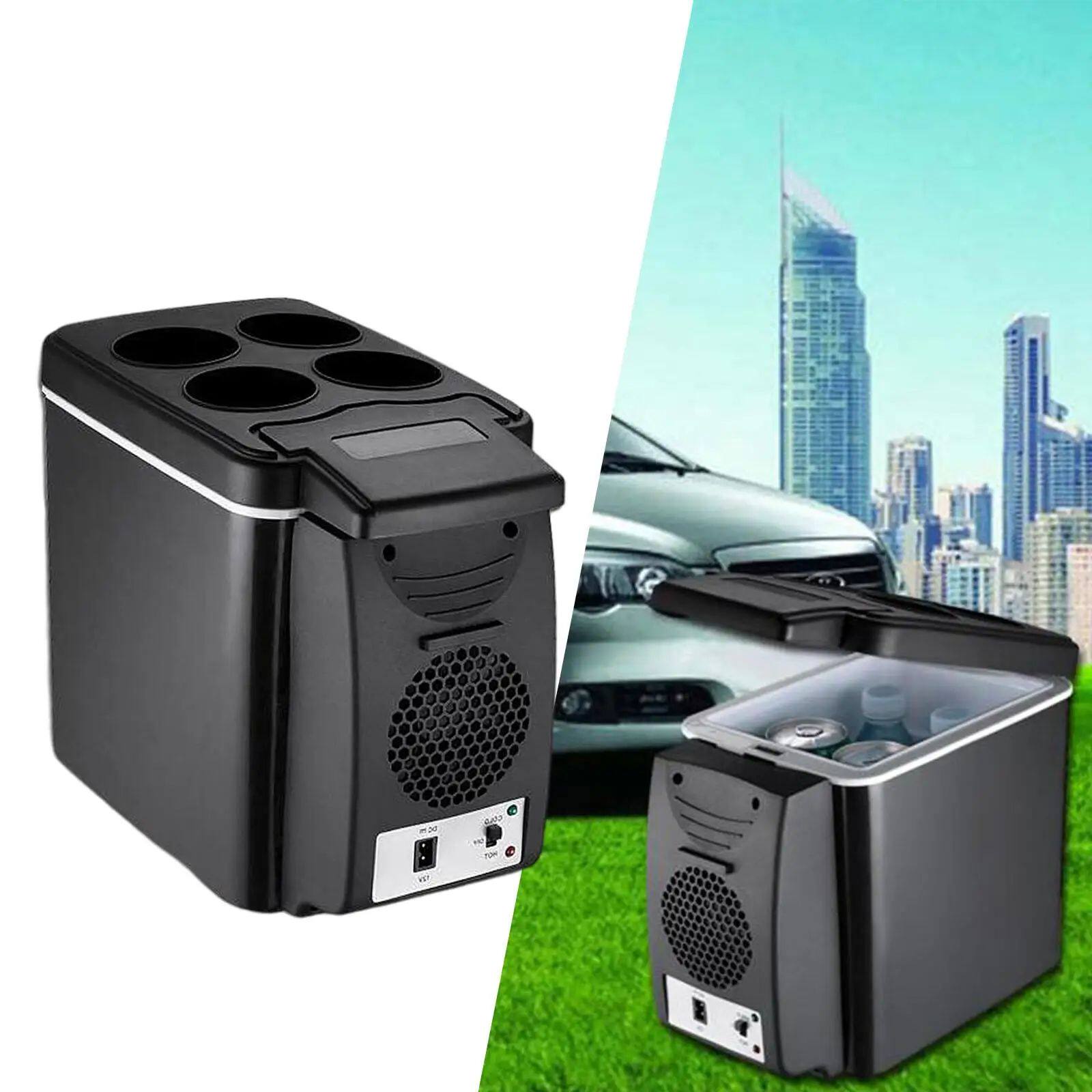 6L Blk Мини-автомобильный холодильник с подогревом Compt для лодки на колесах на открытом воздухе