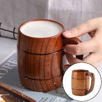 220 320ml Wooden Big Belly Cups Wood Cups Beer Tea Coffee