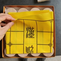 Chess fans Chinese chess board beech wood chess piece set solid wood wooden chess international gift folding educational toy