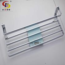 All-copper bath towel rack bathroom towel rack towel bar double-layer storage rack bathroom hardware bathroom pendant set