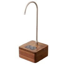 Walnut rechargeable electric water pump barreled pure mineral water automatic water sucking desktop water dispenser