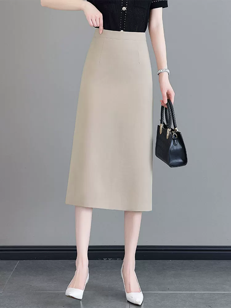 Summer skirt, A-line, tight