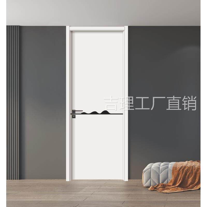 Carbon Fiber Wood Door, Solid Wood Door, Bedroom Door, Room Door, Interior Door, Solid Wood Composite Door, Set Door, Office Single Door