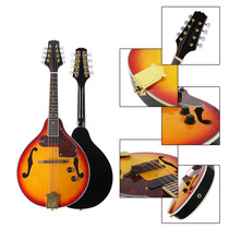 Western Tibetan musical instrument mandolin sunset color spruce electroacoustic mandolin EQ mandolin eight-string mandelin
