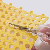 Kitchen sink waterproof protective pad drain pad drain grid plate bottom plate debris filter wear pad can be spliced