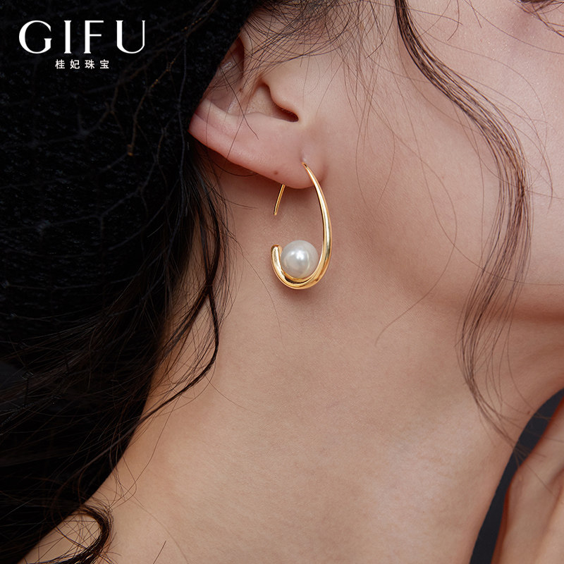 Advanced Sensual Earrings Woman Spring Summer Pure Silver Method Retro Ear Pin Design Sensation Pearl Eardrop 2022 New Tide