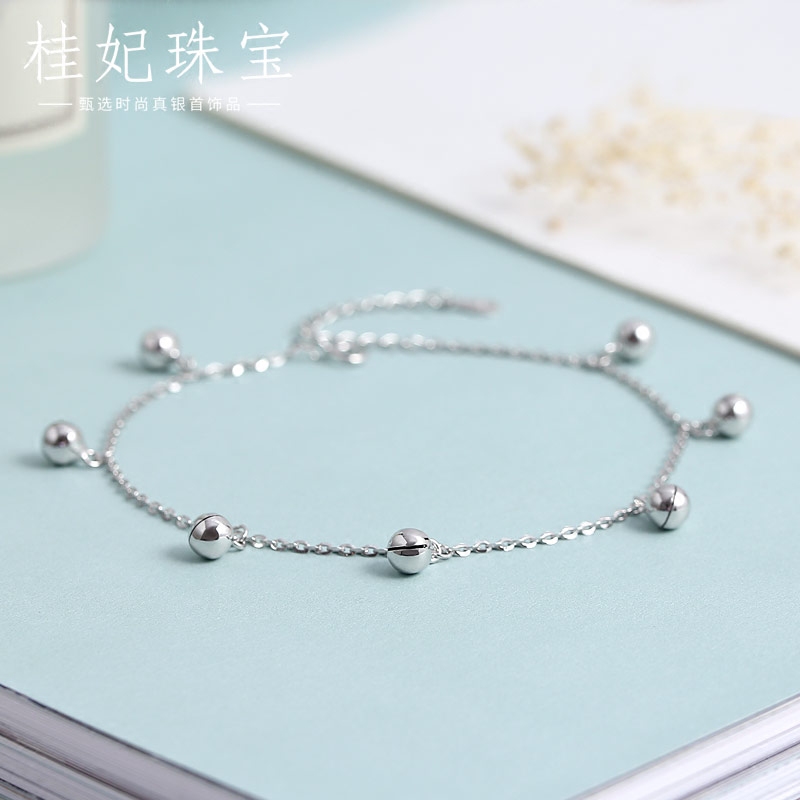 Bracelet de cheville Femme      en Argenterie - Ref 3104845 Image 1