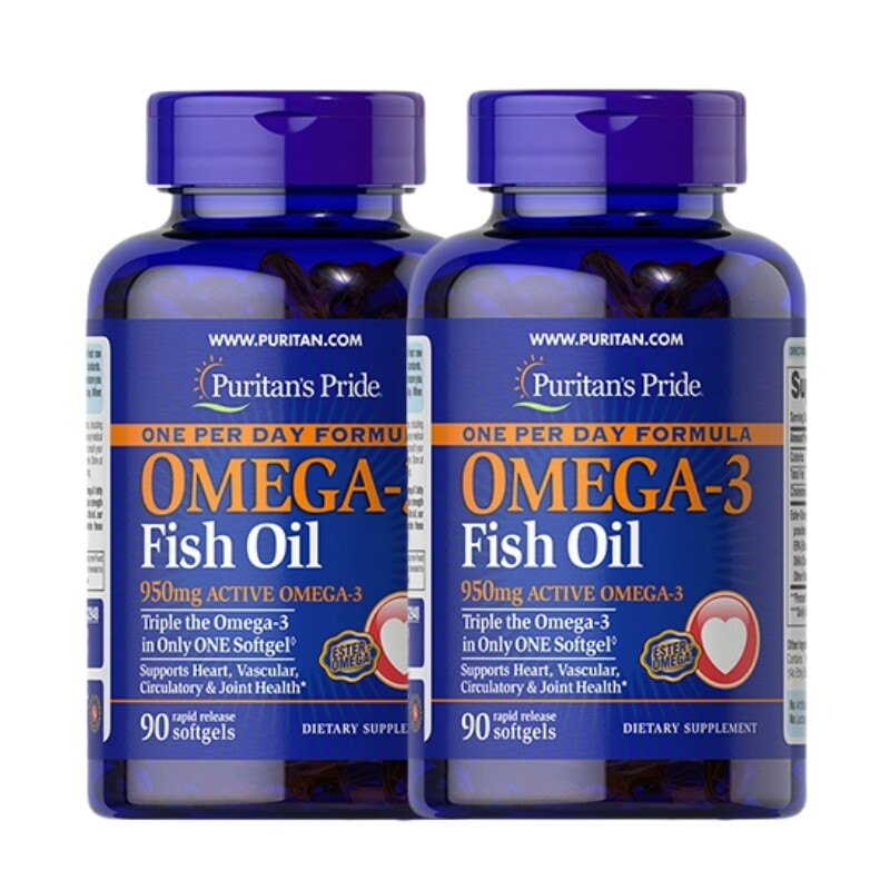 90粒*2【普丽普莱】Omega-3三倍深海鱼油