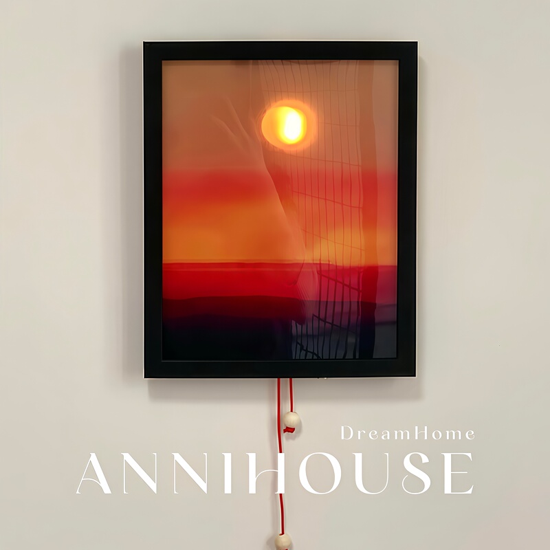 Creative Sunset and Sunrise Atmosphere Lamp, Wall-Mounted Decorative Lamp for Bedroom, Gift for Girlfriend 520