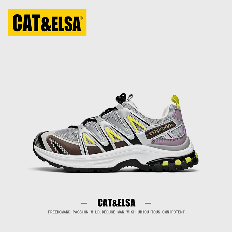 American Cat&Elsa Co-Branded Outdoor Dad Shoes for Men and Women, 2026 Summer New Breathable Thick-Soled Sports Casual Shoes